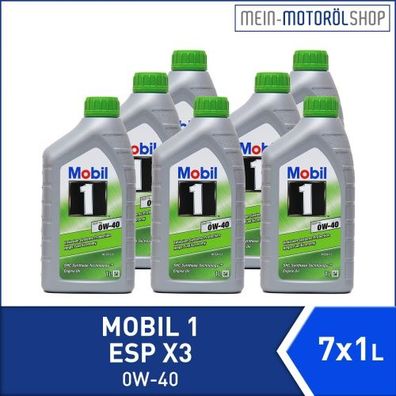 Mobil 1 ESP X3 0W-40 7x1 Liter