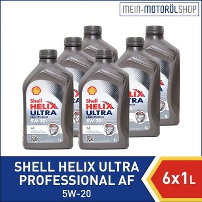Shell Helix Ultra Professional AF 5W-20 6x1 Liter