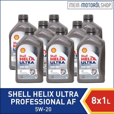 Shell Helix Ultra Professional AF 5W-20 8x1 Liter
