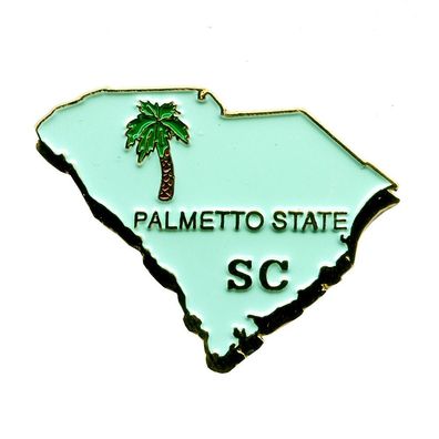 USA South Carolina Columbia SC US State Metall Edel Pin Anstecker 0700