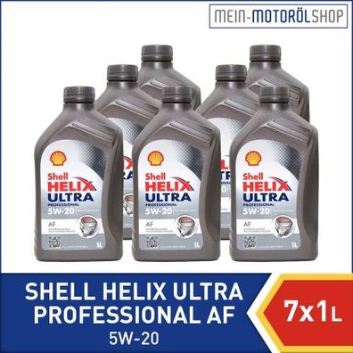Shell Helix Ultra Professional AF 5W-20 7x1 Liter
