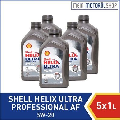 Shell Helix Ultra Professional AF 5W-20 5x1 Liter