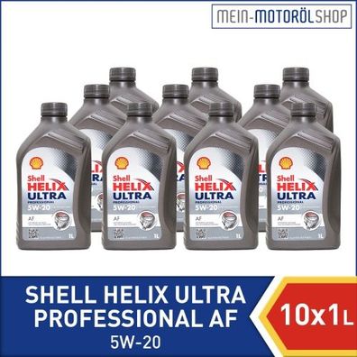 Shell Helix Ultra Professional AF 5W-20 10x1 Liter