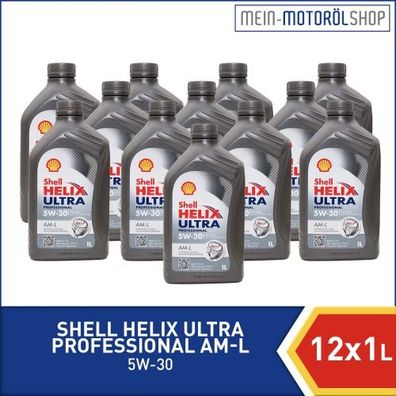 Shell Helix Ultra Professional AM-L 5W-30 12x1 Liter