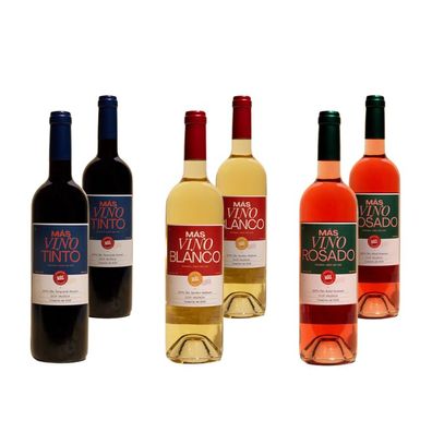 Spanische Weine Set "Los Más Vinos" 6 x 75cl