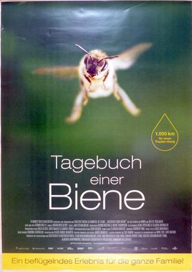 Tagebuch einer Biene - Original Kinoplakat A0 - Doku v. Dennis Wells (II)- Filmposter