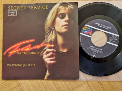 Secret Service - Flash in the night 7'' Vinyl Germany PROMO COVER
