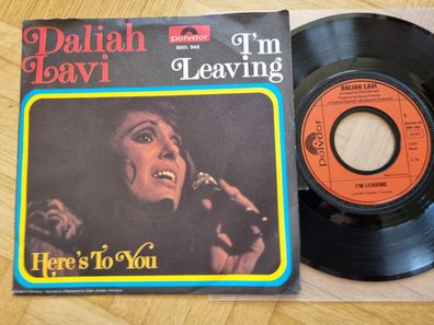 Daliah Lavi - Here's to you 7'' Vinyl Germany/ CV Ennio Morricone