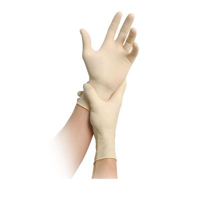 MaiMed grip PF | 1000 Latexhandschuhe | beige | Gr. XS - XL | Einweghandschuhe