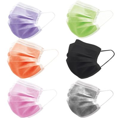 100 Mundschutz Unigloves Profil Plus - Gesichtsmasken - verschiedene Farben