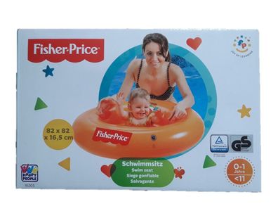 Schwimmsitz für Baby Fisher Price Schwimmring Schwimmhilfe für 0 - 1 Jahr