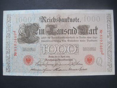 Reichsbanknote 1000 Mark 1910 (GB 370)