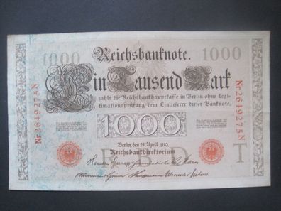 Reichsbanknote 1000 Mark 1910 (GB 278)
