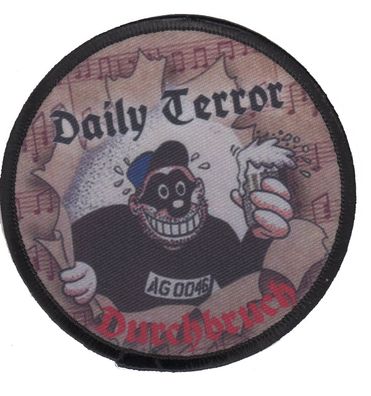 Daily Terror-Durchbruch"Aufnäher"Oi!/ Punk/ Skin/ Way of Life/ Patch/ Oi!/