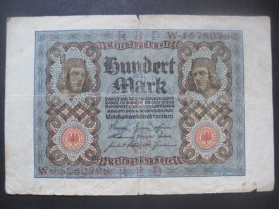 Reichsbanknote 100 Mark 1920 (GB 427)