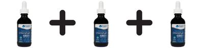 3 x Concentrated Ionic Chlorophyll - 59 ml.