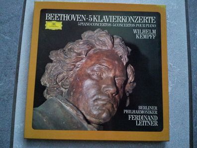 Wilhelm Kempff - Beethoven 5 Klavierkonzerte 4 LP Box