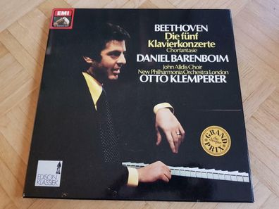 Daniel Barenboim/ Otto Klemperer - Beethoven Die 5 Klavierkonzerte 4 x LP Box