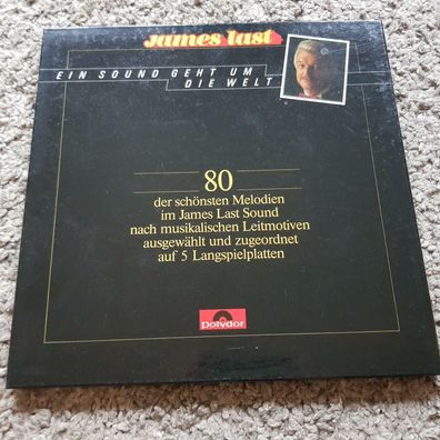 James Last - Ein Sound geht um die Welt/ Best of 5 x Vinyl LP Box