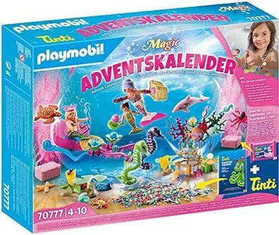 Playmobil 70777 Adventskalender Badespaß Meerjungfrauen Spielzeug Weihnachten