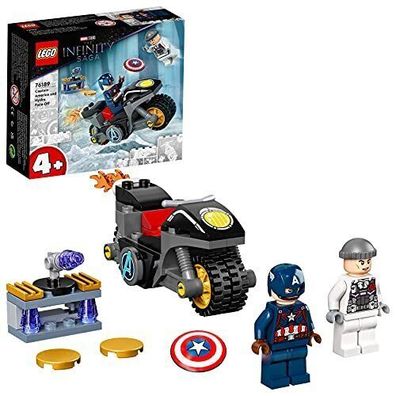 LEGO 76189 Marvel Super Heroes Duell Captain America & Hydra Set 49 Teile Kinder