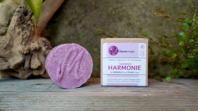 Festes Shampoo Harmonie - Rosenholz und Vanille, vegan 75 g