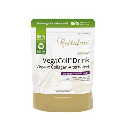 Cellufine® VegaColl® Drink - Heidelbeere - 300 g veganes Collagen MHD 09/24