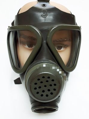 Bundeswehr ABC-Schutzmaske Gasmaske Gr.3