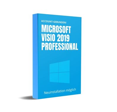 Microsoft Visio 2019 Professional / Registrierung mit Microsoft Konto / Lifetime