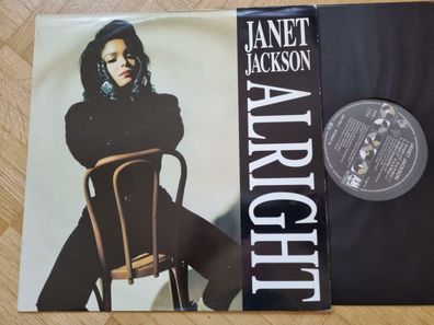Janet Jackson - Alright 12'' Disco Vinyl Germany
