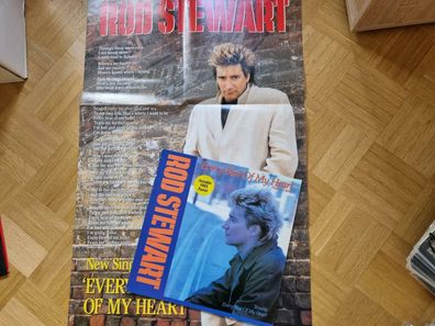 Rod Stewart - Every beat of my heart 12'' Disco Vinyl Germany WITH POSTER