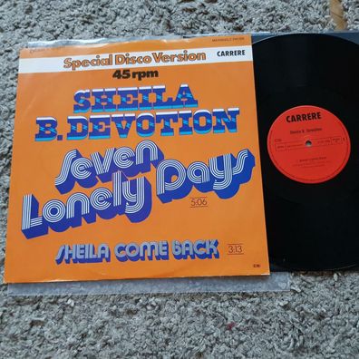 Sheila B. Devotion - Seven lonely days 12'' Disco Vinyl Germany