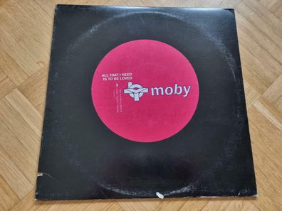 Moby - All that I need is to be loved US 12'' REMIX Vinyl