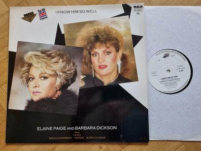 Elaine Paige & Barbara Dickson - I know him so well 12'' Vinyl Germany/ ABBA