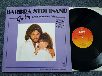 Barbra Streisand & Barry Gibb - Guilty 12'' Disco Vinyl Holland