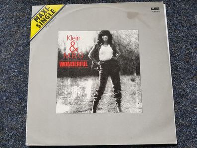 Klein & M.B.O./ MBO - Wonderful 12'' Italo Disco Vinyl