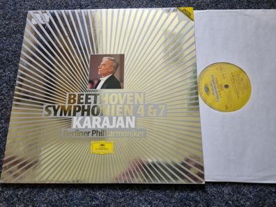 Herbert von Karajan - Beethoven Symphonien 4 &7 Vinyl LP Germany