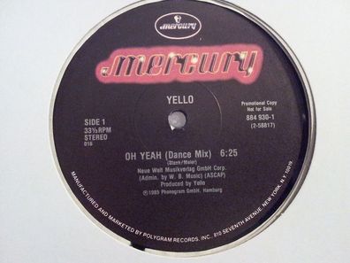 Yello - Oh yeah US 12'' Vinyl Remix PROMO