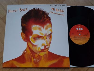 Miguel Bose/ Bosé - Miraggi 12'' Disco Vinyl Holland