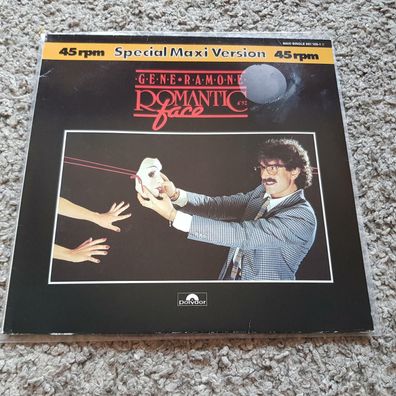 Gene Ramone - Romantic face 12'' Italo Disco Vinyl Germany