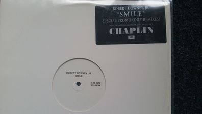 Robert Downey, Jr. - Smile US 12'' Disco Vinyl PROMO ONLY Remixes (Chaplin)