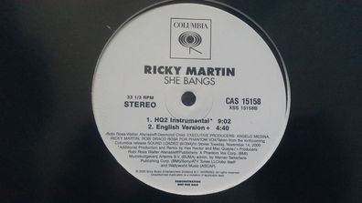 Ricky Martin - She bangs US 12'' Disco Vinyl