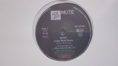 Moby - James Bond Theme 12'' Vinyl Maxi Germany (incl. Blank & Jones Remix)