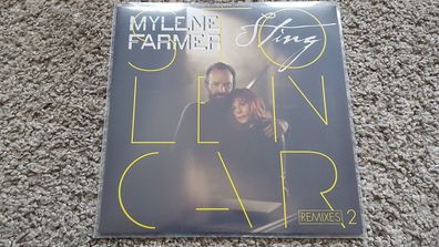 Mylene Farmer & Sting - Stolen car [Remixes 2] 12'' Disco Vinyl STILL SEALED!!