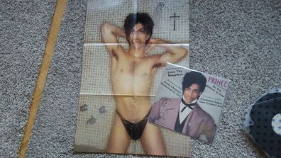 Prince - Controversy US Vinyl LP PROMO WITH SEXY POSTER