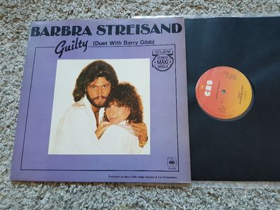 Barbra Streisand & Barry Gibb/ Bee Gees - Guilty 12'' Disco Vinyl