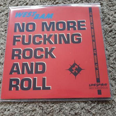 Westbam - No more fucking rock and roll 12'' Disco/ Rolling Stones: Satisfaction