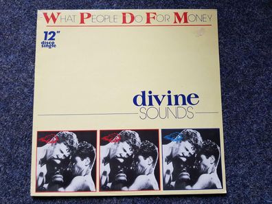 Divine Sounds - What people do for money 12'' Hip Hop Vinyl Belgium