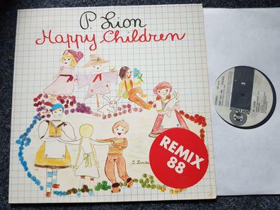P. Lion - Happy children 88 Remix 12'' Italo Disco Vinyl SPAIN