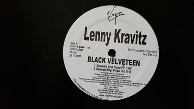 Lenny Kravitz - Black Velveteen US 12'' PROMO Vinyl